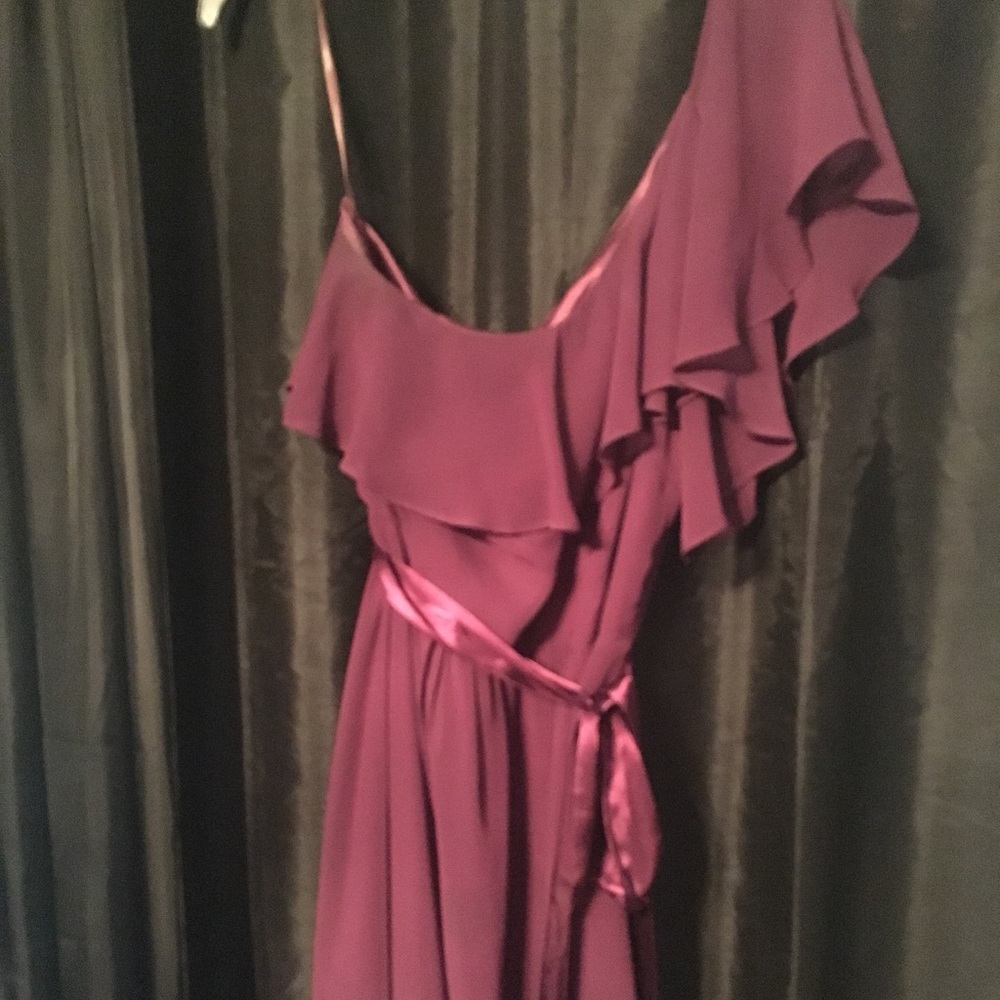 Off the Shoulder Purple Dress